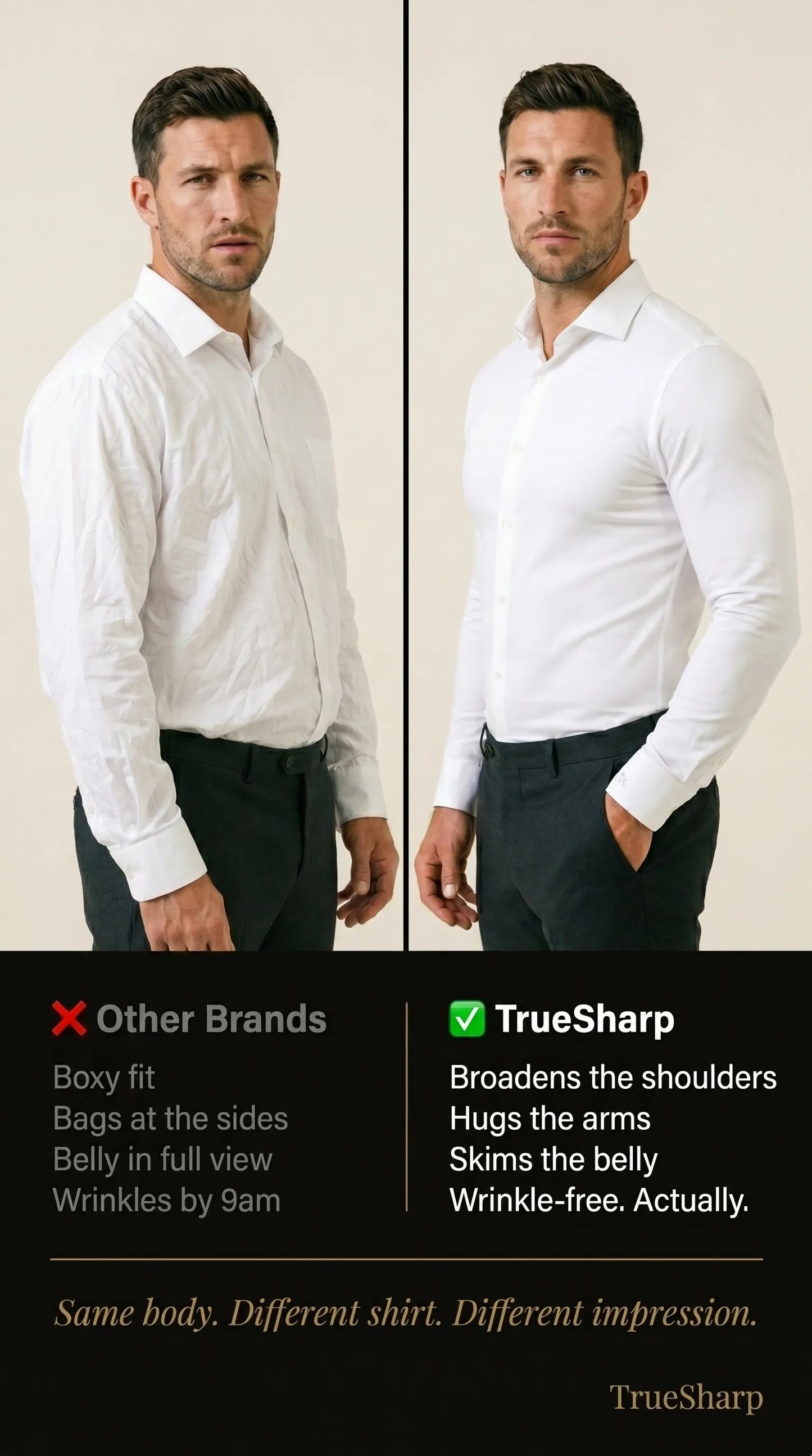 TRUESHARP STRETCH-SHIRT