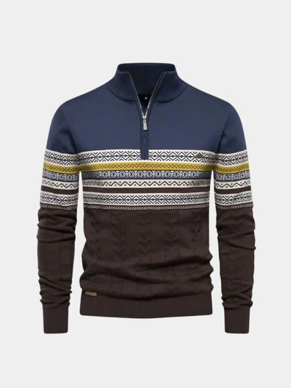 Men’s Knit Sweater – Half Zip Pullover Casual Everyday Knitwear